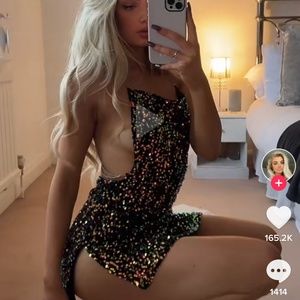 Sparkly mini dress